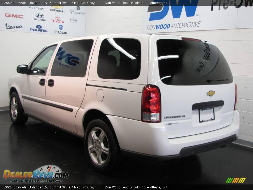 2008 Chevrolet Uplander LS Summit White / Medium Gray Photo #3