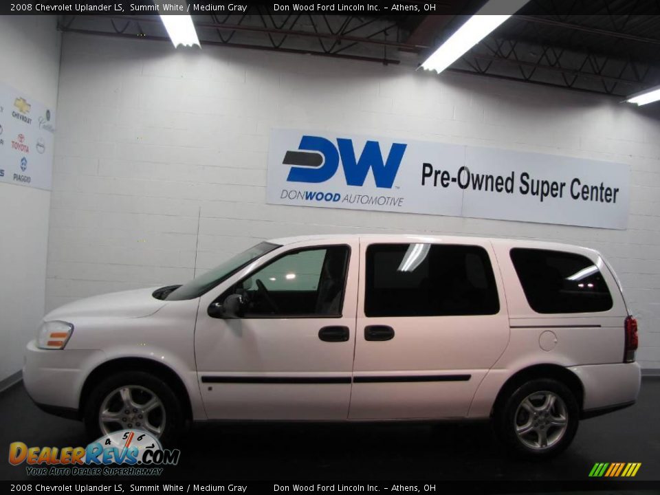 2008 Chevrolet Uplander LS Summit White / Medium Gray Photo #5