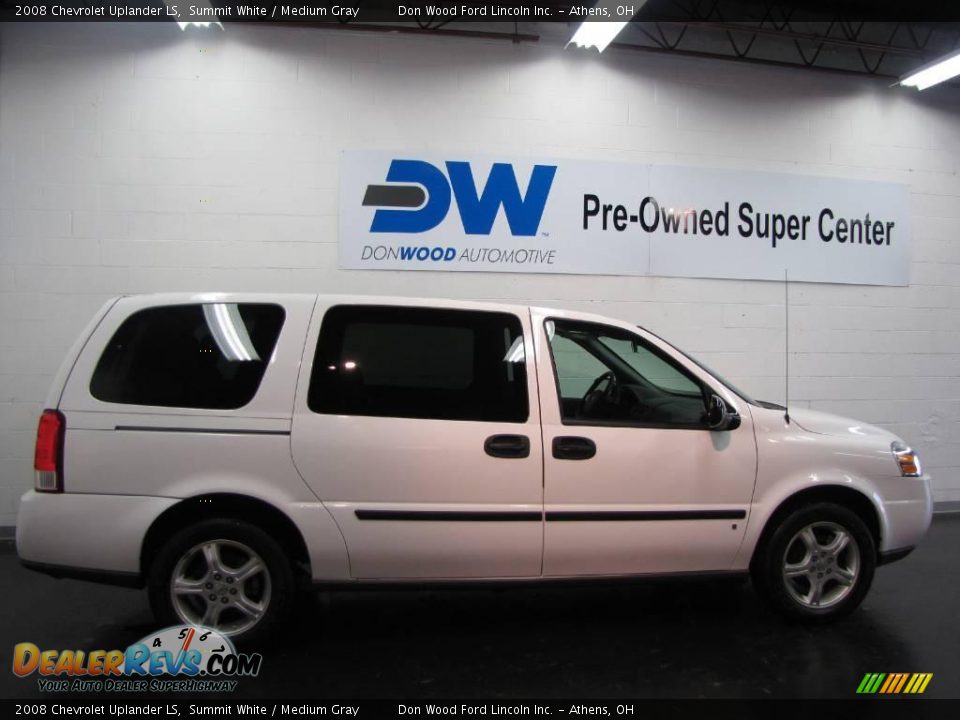 2008 Chevrolet Uplander LS Summit White / Medium Gray Photo #6