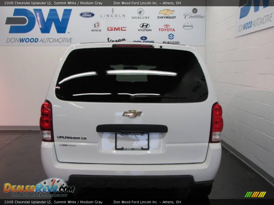 2008 Chevrolet Uplander LS Summit White / Medium Gray Photo #7