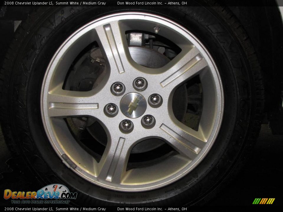 2008 Chevrolet Uplander LS Summit White / Medium Gray Photo #22
