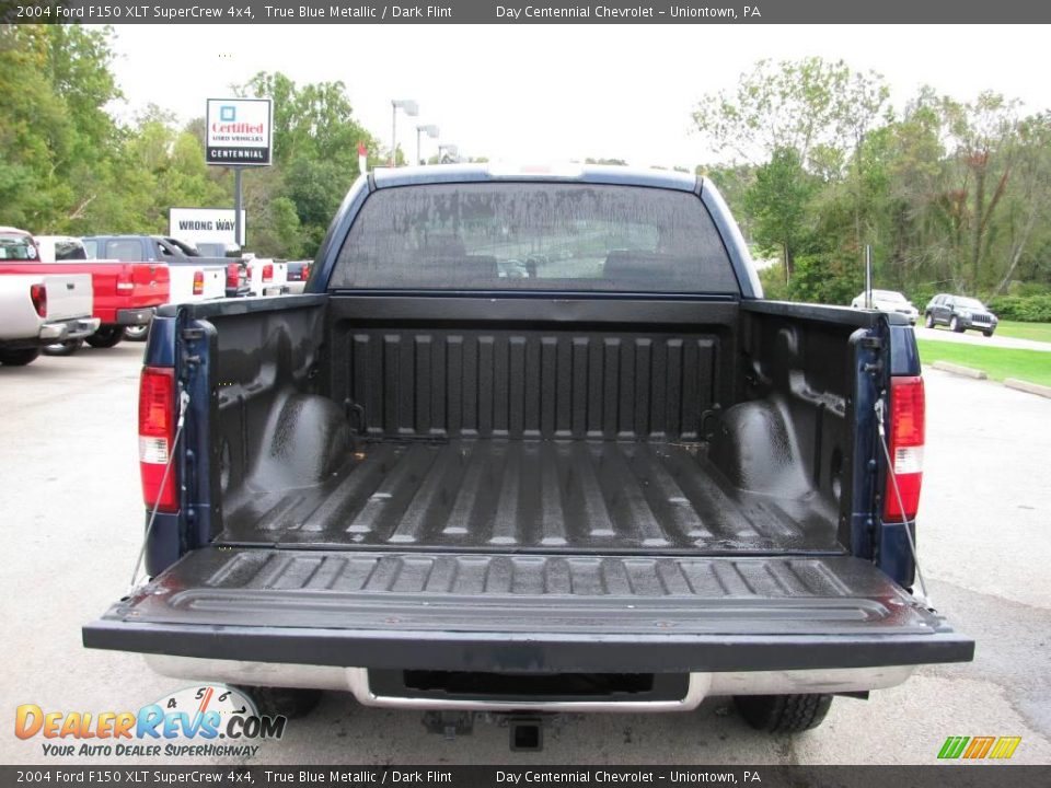 2004 Ford F150 XLT SuperCrew 4x4 True Blue Metallic / Dark Flint Photo #6