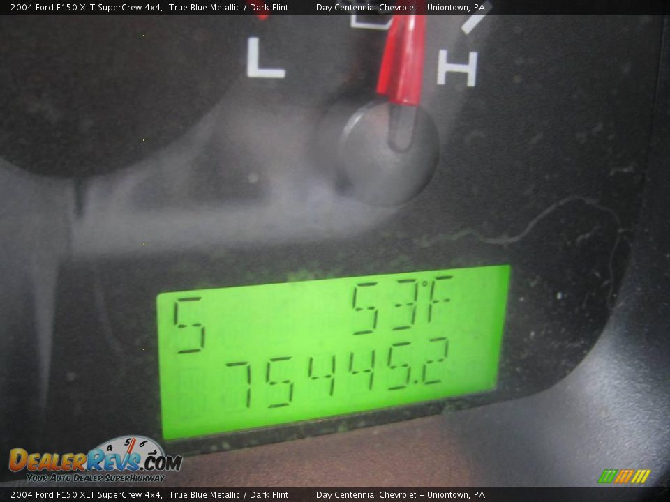 2004 Ford F150 XLT SuperCrew 4x4 True Blue Metallic / Dark Flint Photo #15