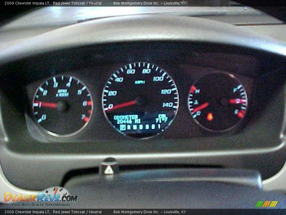 2009 Chevrolet Impala LT Red Jewel Tintcoat / Neutral Photo #20