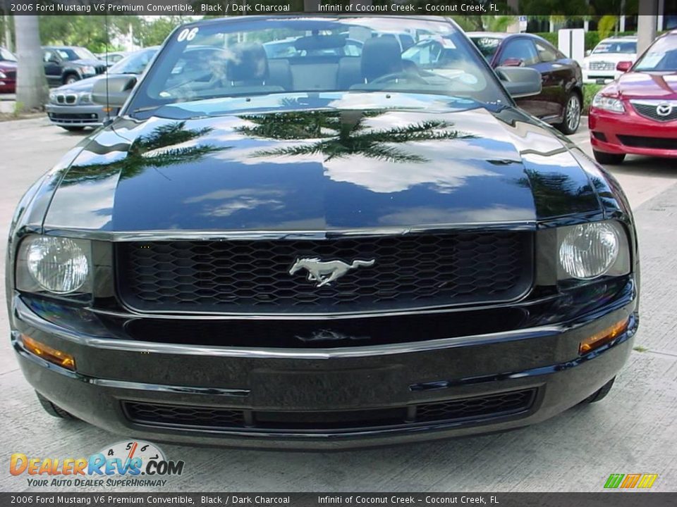 2006 Ford Mustang V6 Premium Convertible Black / Dark Charcoal Photo #5