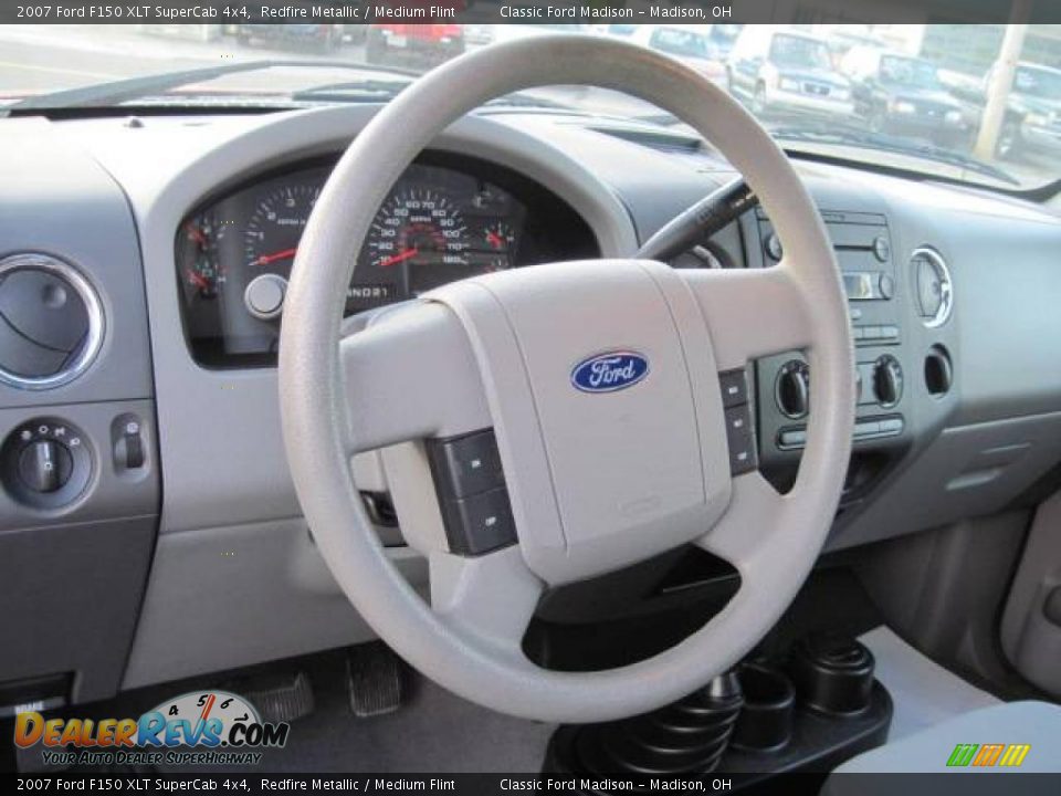2007 Ford F150 XLT SuperCab 4x4 Redfire Metallic / Medium Flint Photo #8