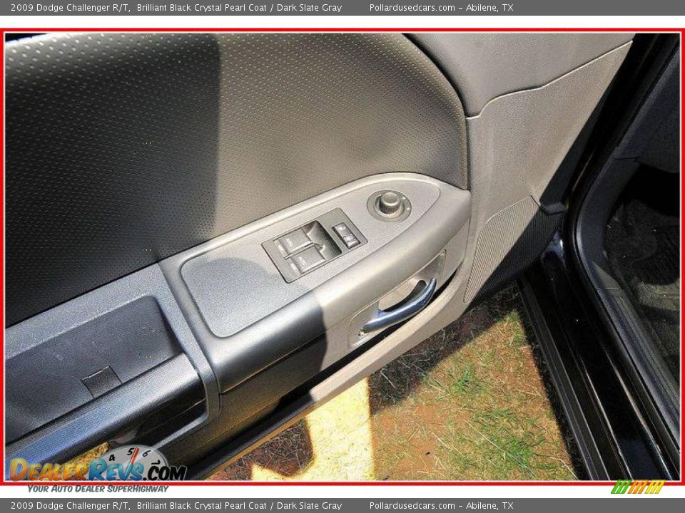 2009 Dodge Challenger R/T Brilliant Black Crystal Pearl Coat / Dark Slate Gray Photo #13