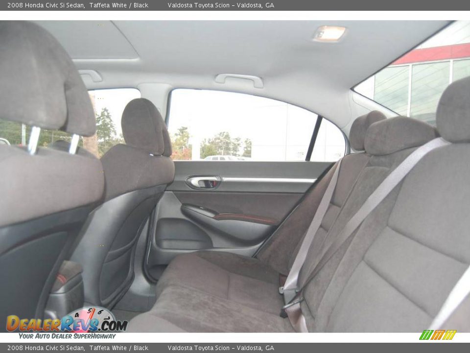 2008 Honda Civic Si Sedan Taffeta White / Black Photo #15