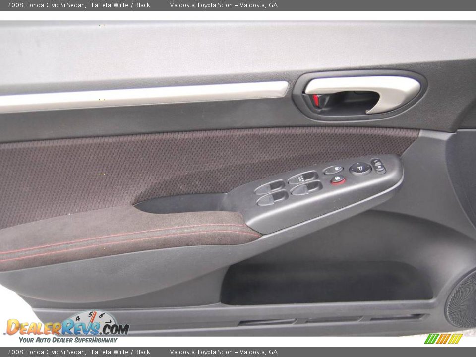2008 Honda Civic Si Sedan Taffeta White / Black Photo #17