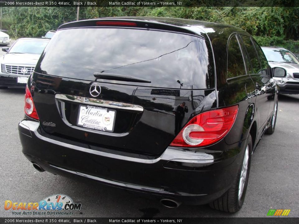 2006 Mercedes-Benz R 350 4Matic Black / Black Photo #5