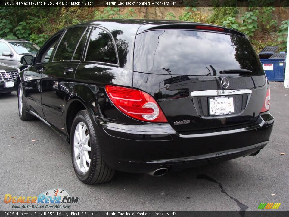 2006 Mercedes-Benz R 350 4Matic Black / Black Photo #7