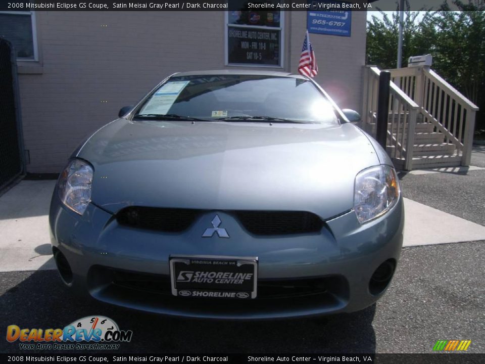 2008 Mitsubishi Eclipse GS Coupe Satin Meisai Gray Pearl / Dark Charcoal Photo #1