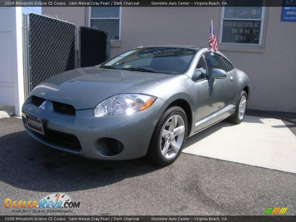 2008 Mitsubishi Eclipse GS Coupe Satin Meisai Gray Pearl / Dark Charcoal Photo #2
