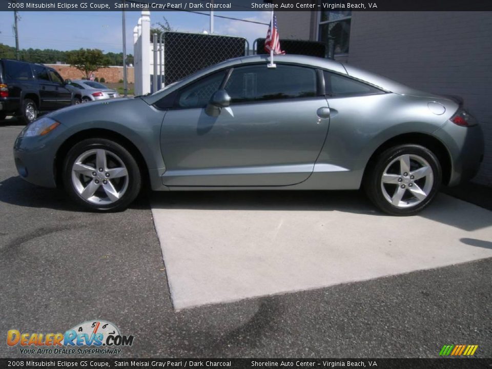 2008 Mitsubishi Eclipse GS Coupe Satin Meisai Gray Pearl / Dark Charcoal Photo #3