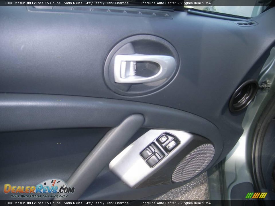 2008 Mitsubishi Eclipse GS Coupe Satin Meisai Gray Pearl / Dark Charcoal Photo #12