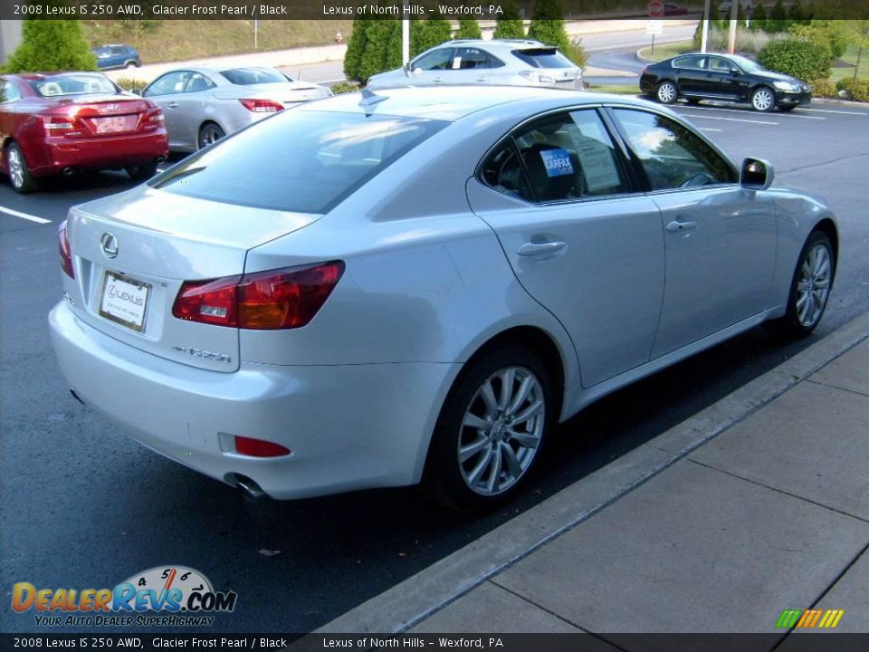 2008 Lexus IS 250 AWD Glacier Frost Pearl / Black Photo #5