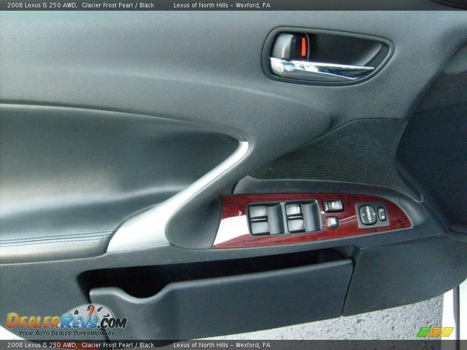 2008 Lexus IS 250 AWD Glacier Frost Pearl / Black Photo #11