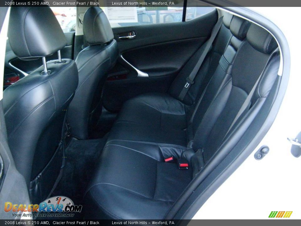 2008 Lexus IS 250 AWD Glacier Frost Pearl / Black Photo #13