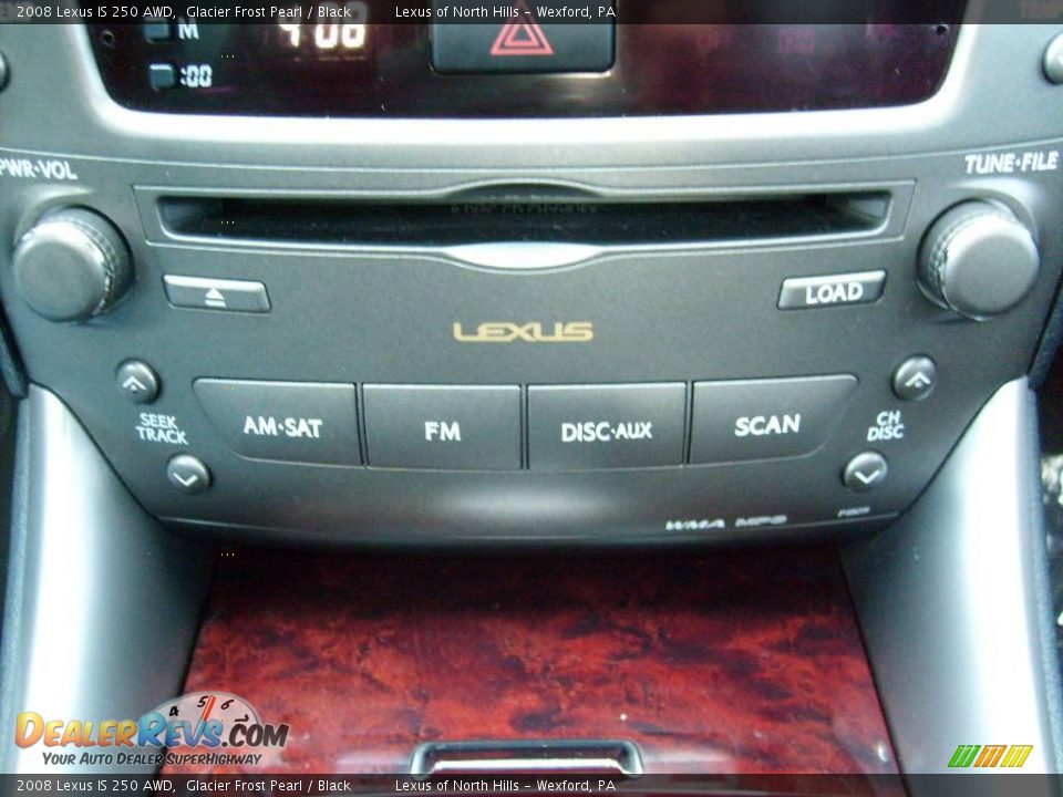 2008 Lexus IS 250 AWD Glacier Frost Pearl / Black Photo #19