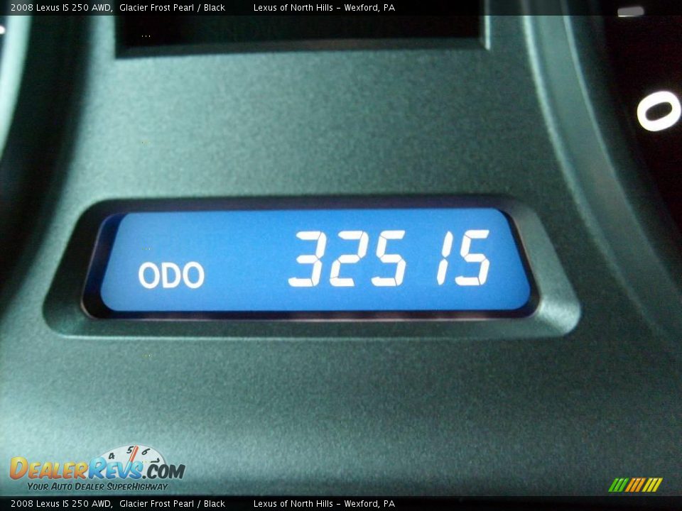 2008 Lexus IS 250 AWD Glacier Frost Pearl / Black Photo #20