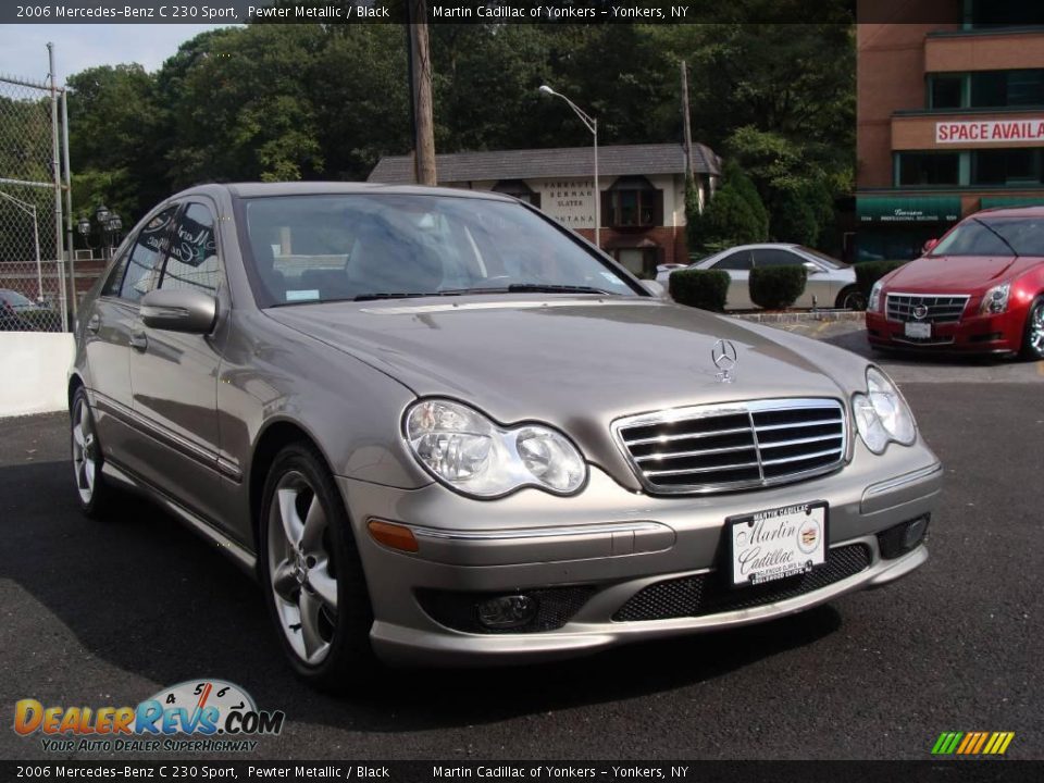 2006 Mercedes-Benz C 230 Sport Pewter Metallic / Black Photo #3