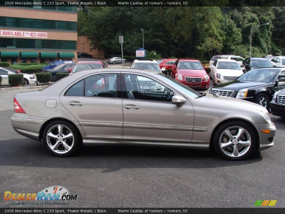 2006 Mercedes-Benz C 230 Sport Pewter Metallic / Black Photo #4