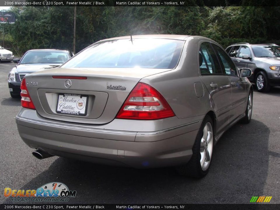 2006 Mercedes-Benz C 230 Sport Pewter Metallic / Black Photo #5