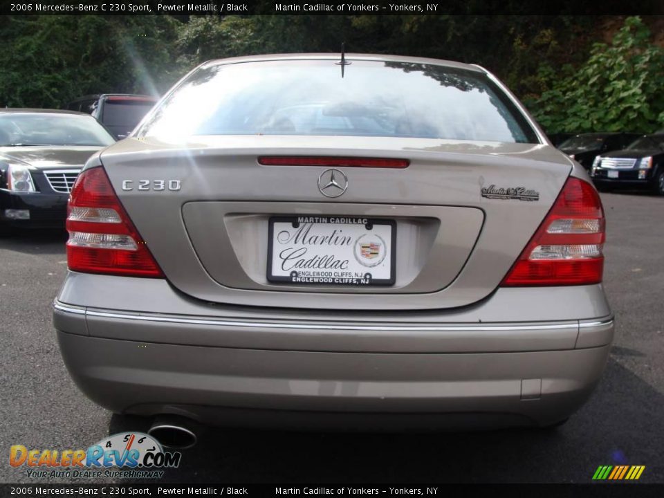 2006 Mercedes-Benz C 230 Sport Pewter Metallic / Black Photo #6