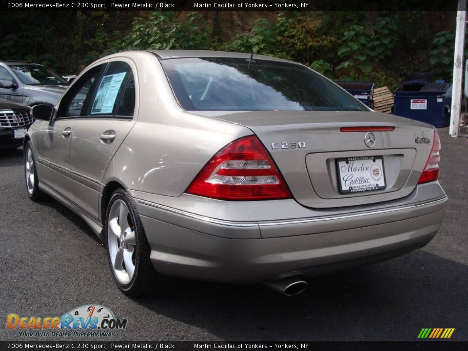 2006 Mercedes-Benz C 230 Sport Pewter Metallic / Black Photo #7