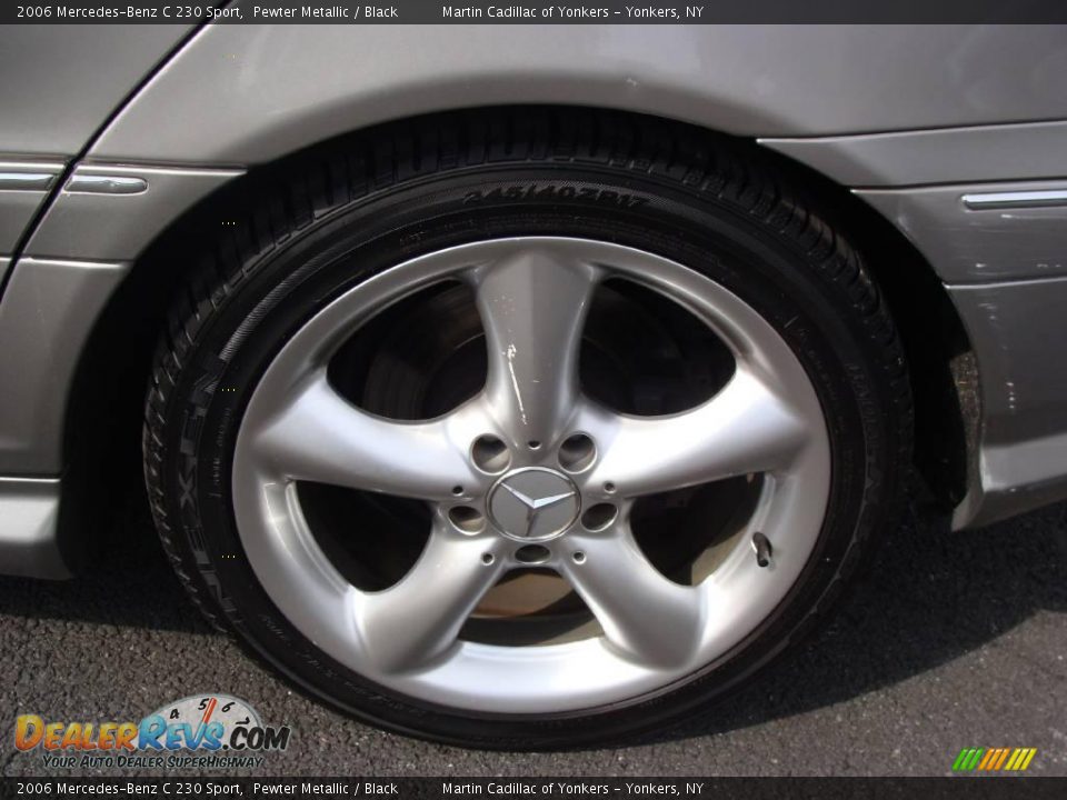 2006 Mercedes-Benz C 230 Sport Pewter Metallic / Black Photo #9