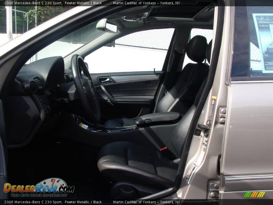 2006 Mercedes-Benz C 230 Sport Pewter Metallic / Black Photo #13