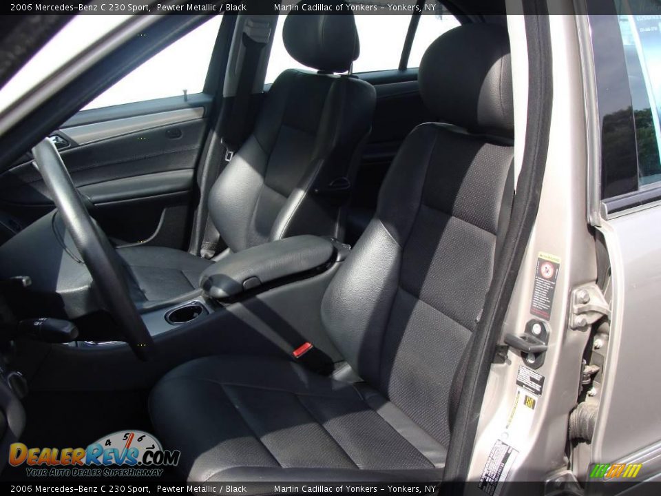 2006 Mercedes-Benz C 230 Sport Pewter Metallic / Black Photo #16