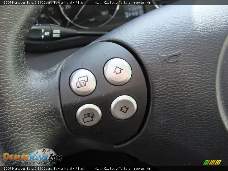 2006 Mercedes-Benz C 230 Sport Pewter Metallic / Black Photo #26