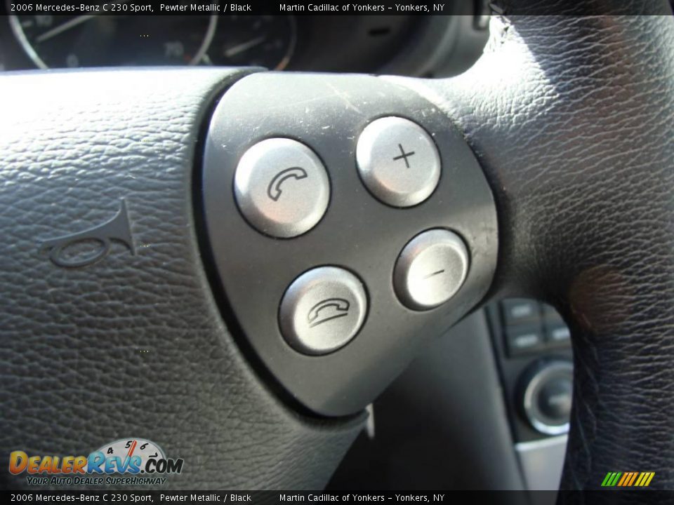 2006 Mercedes-Benz C 230 Sport Pewter Metallic / Black Photo #27