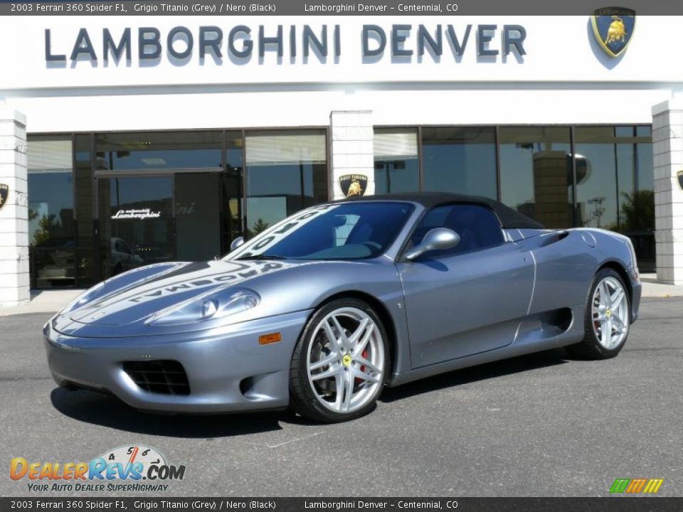 2003 Ferrari 360 Spider F1 Grigio Titanio (Grey) / Nero (Black) Photo #1