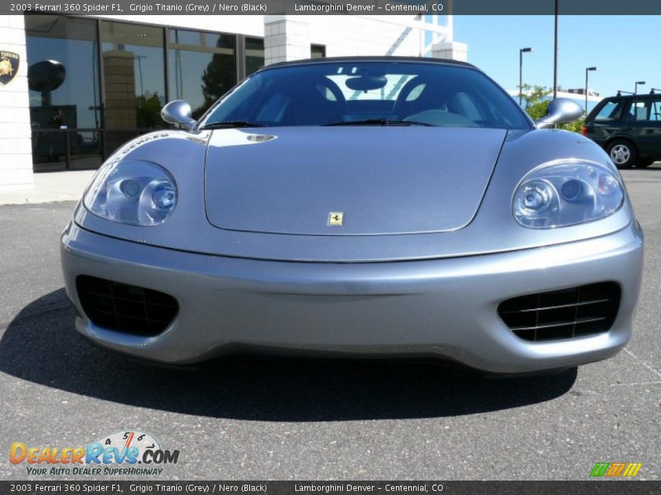 2003 Ferrari 360 Spider F1 Grigio Titanio (Grey) / Nero (Black) Photo #3