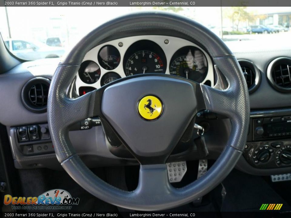 2003 Ferrari 360 Spider F1 Steering Wheel Photo #12