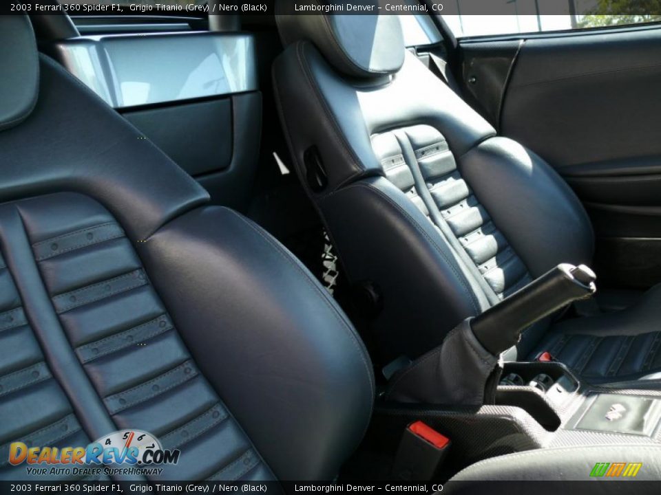 2003 Ferrari 360 Spider F1 Grigio Titanio (Grey) / Nero (Black) Photo #21