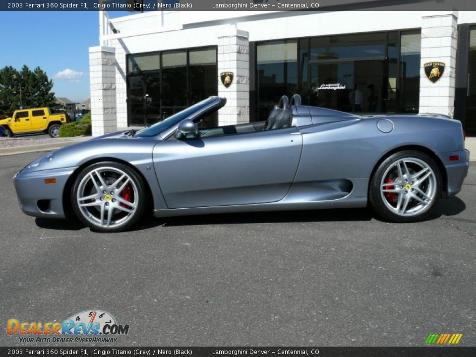 Grigio Titanio (Grey) 2003 Ferrari 360 Spider F1 Photo #31