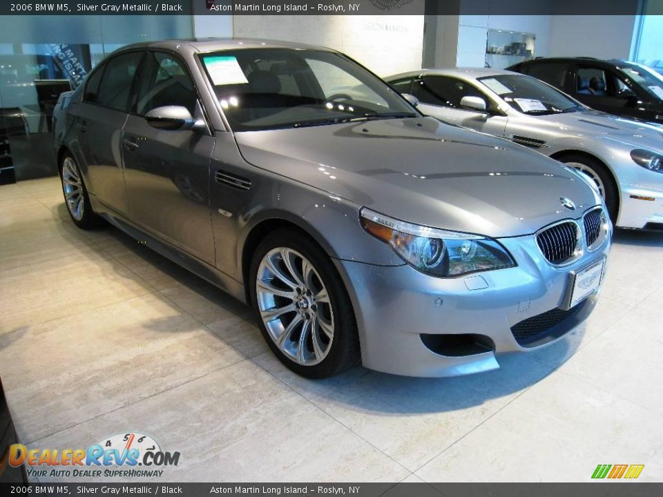2006 BMW M5 Silver Gray Metallic / Black Photo #1