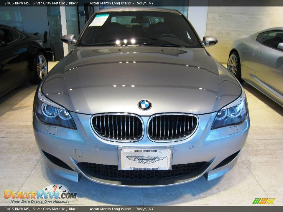 2006 BMW M5 Silver Gray Metallic / Black Photo #2