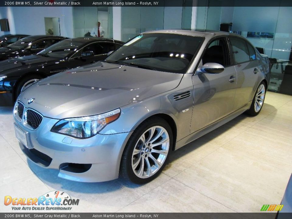2006 BMW M5 Silver Gray Metallic / Black Photo #3