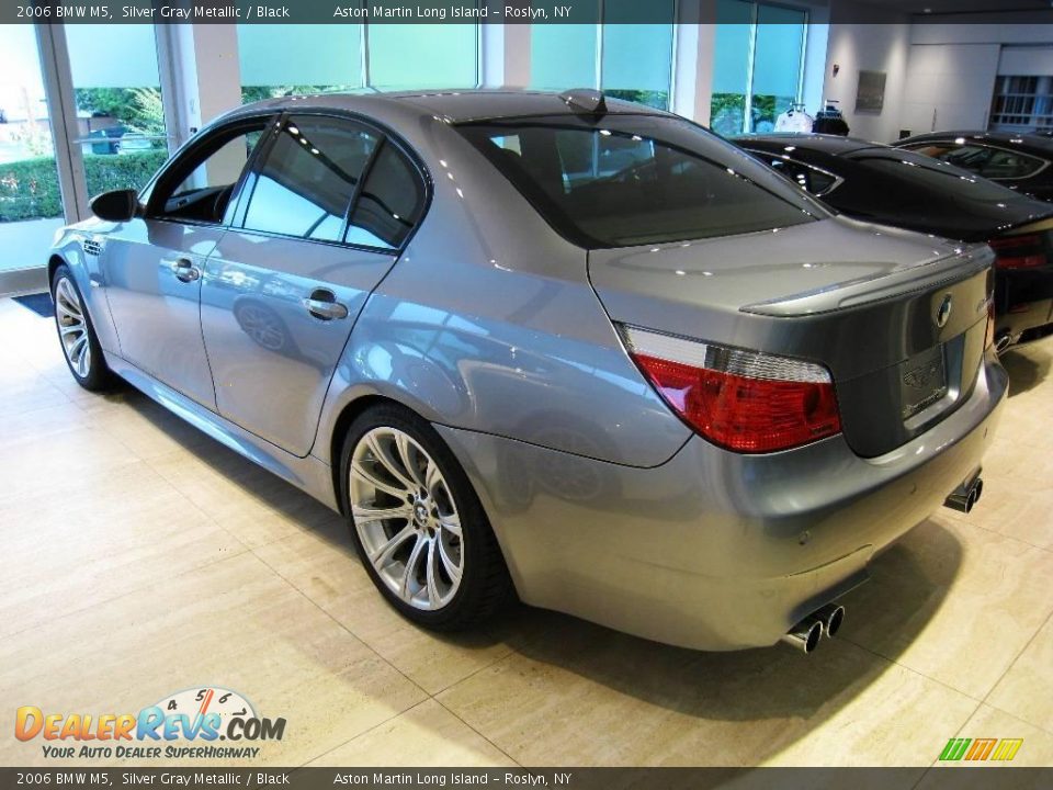 2006 BMW M5 Silver Gray Metallic / Black Photo #4