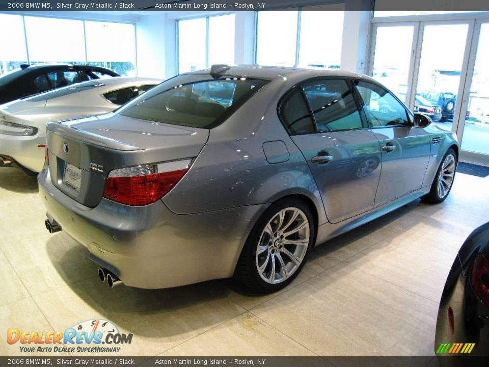 2006 BMW M5 Silver Gray Metallic / Black Photo #5
