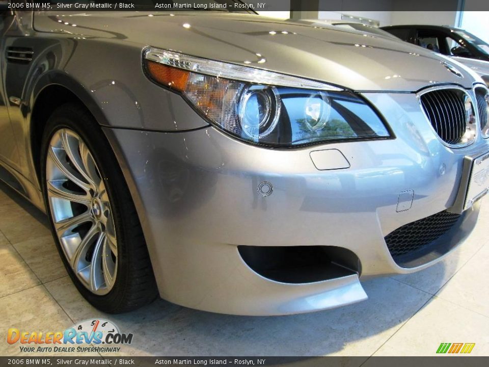 2006 BMW M5 Silver Gray Metallic / Black Photo #6