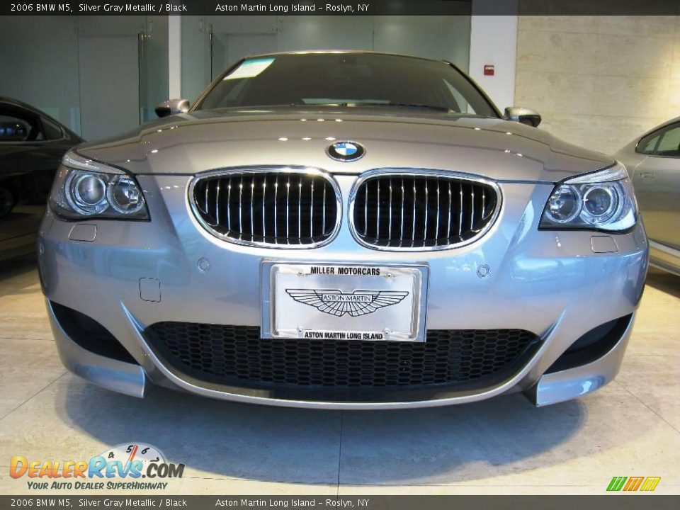 2006 BMW M5 Silver Gray Metallic / Black Photo #7