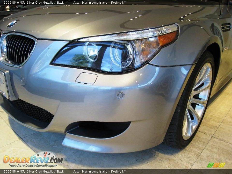 2006 BMW M5 Silver Gray Metallic / Black Photo #8
