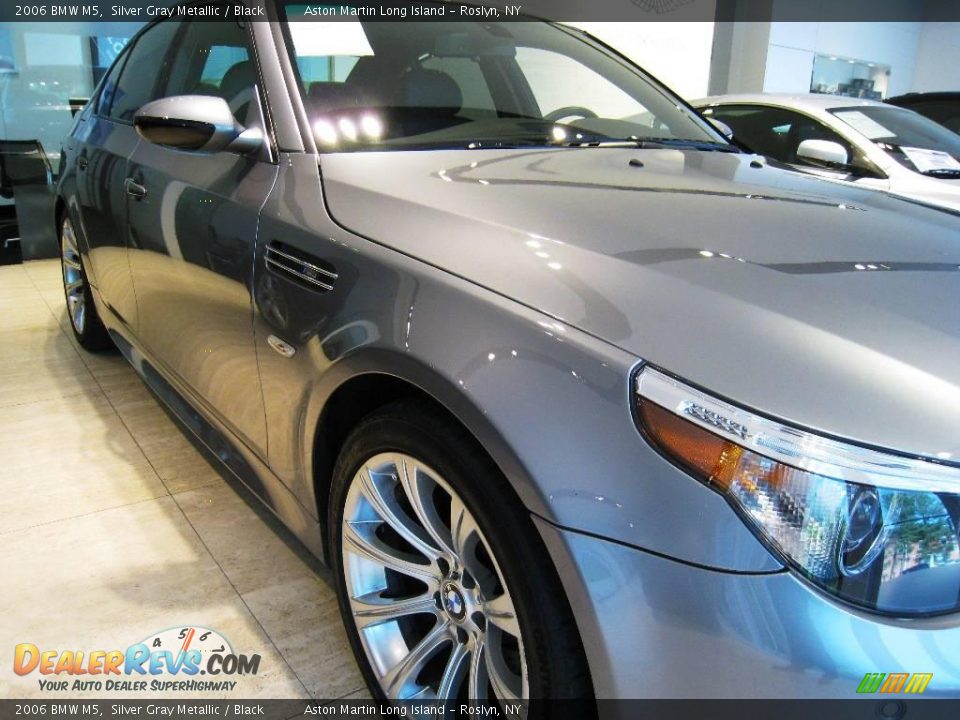 2006 BMW M5 Silver Gray Metallic / Black Photo #10