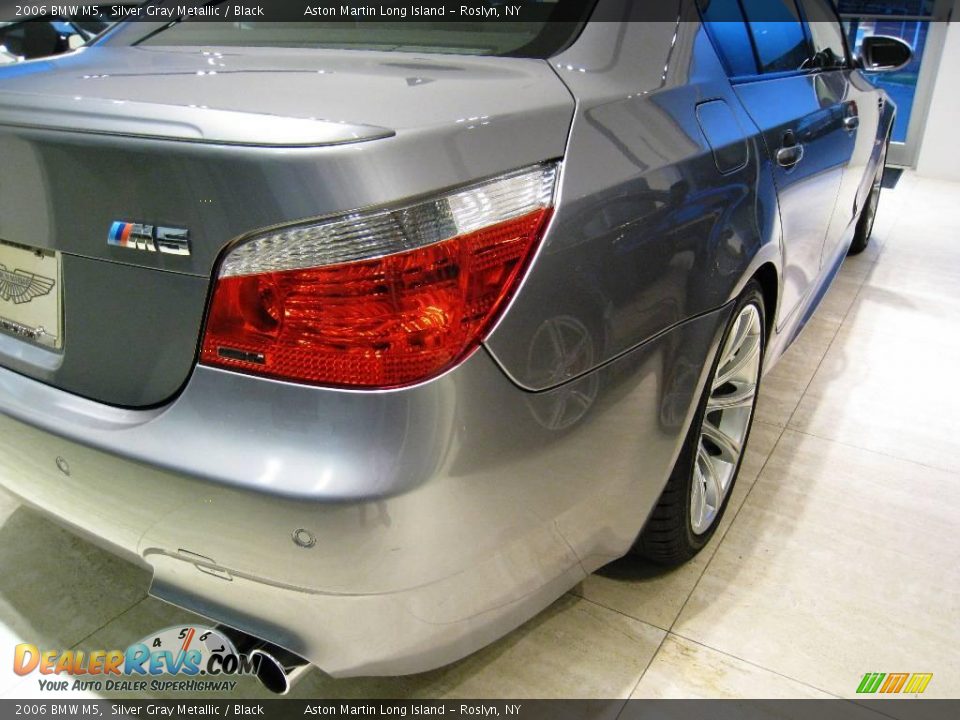 2006 BMW M5 Silver Gray Metallic / Black Photo #11