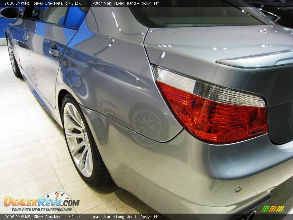 2006 BMW M5 Silver Gray Metallic / Black Photo #12